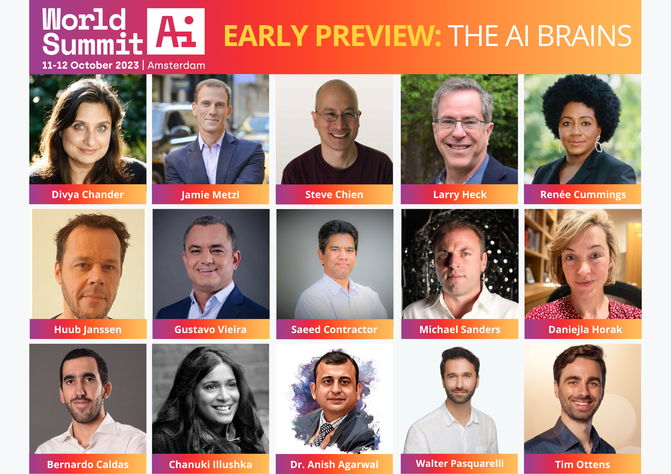 World Summit Ai 2023 - 4K Gradient Images for Desktop